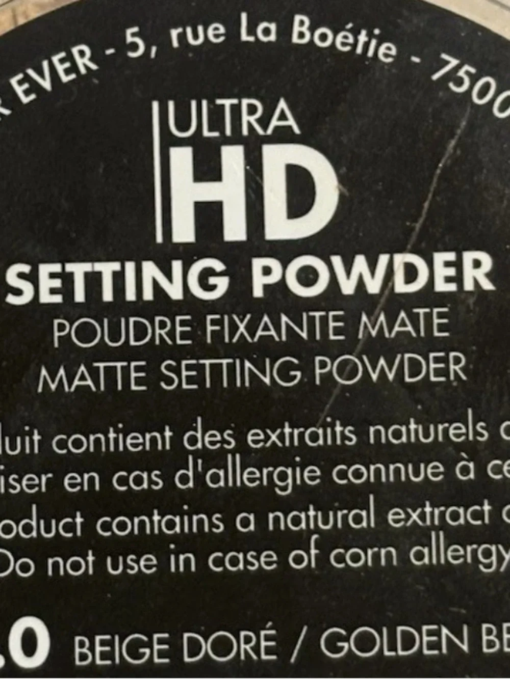 MAKE UP FOR EVER ULTRA HD SETTING POWDER 3.0 GOLDEN BEIGE 0.40oz NWOB